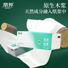 丽邦(Libang)抽纸纯木丝柔5层加厚大 【加厚大纸张】 5层 360张*6包